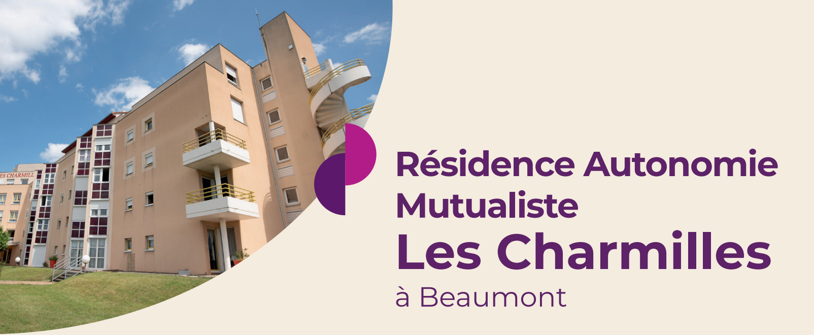 La Résidence Mutualiste Les Charmilles est une résidence autonomie du groupe AÉSIO Santé.