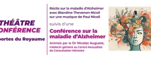 30 novembre 2023 - Les Portes du Royaume – lecture jouée sur la maladie d’Alzheimer