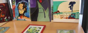 Une exposition haute en couleur à l'Ehpad Malbosc
