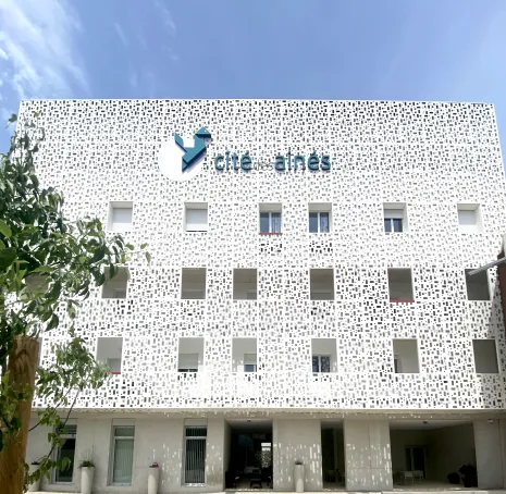Photo entrée cité des ainés montpellier