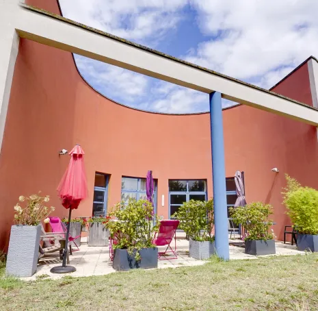 Terrasse du Domaine Mutualiste de l'Arzille