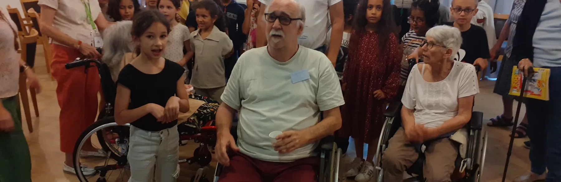 Concours de lecture à Haute voix avec les écoles à l'Ehpad Malbosc