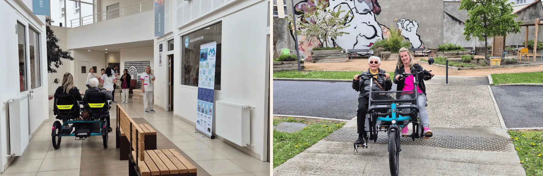 La Cité des Ainés s’équipe d’un vélo adapté