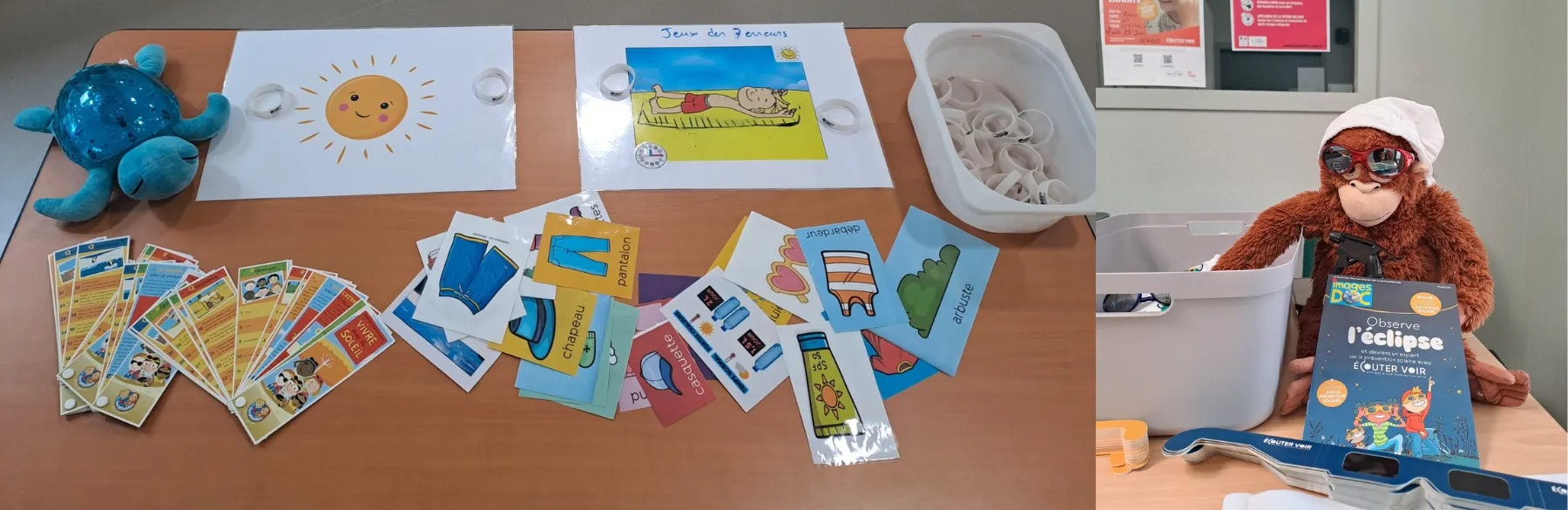 L’opération « Profiter du soleil en toute sécurité » à la Crèche Le Jardin aux Calins AÉSIO Santé