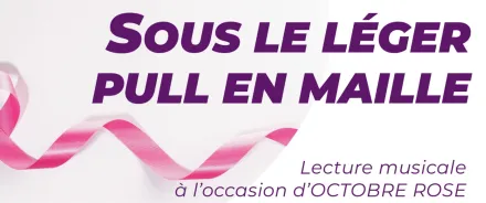 Sous le leger pull en maimme - clinique mutualiste cancer octobre rose