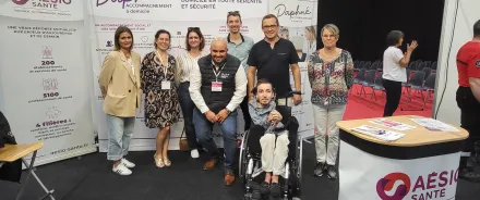 Les équipes DAPHNÉ Accompagnement à domicile présentes au Carrefour de l'Autonomie
