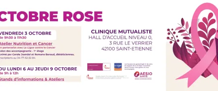Octobre Rose : La Clinique Mutualiste se mobilise