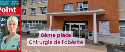 PALMARES 2025 DES HOPITAUX ET CLINIQUES : LE CENTRE MUTUALISTE DE L'OBESITE DANS LE TOP 10
