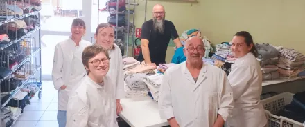 L’ESAT de Saint-Donat-sur-L’Herbasse propose une nouvelle activité de blanchisserie
