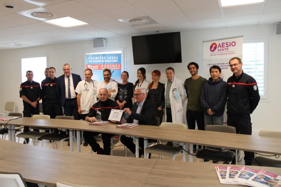 AÉSIO Santé signe une convention avec le Sdis 34 pour accompagner ses salariés pompiers volontaires