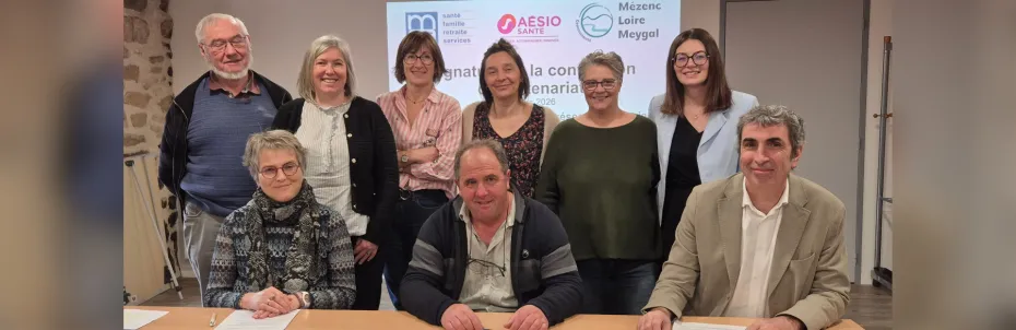 Charte des Ainés : AÉSIO Santé s’engage aux côtés de la MSA Auvergne et de la Communauté de Communes Mézenc Loire Meygal